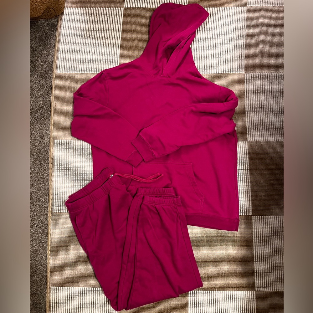Fuchsia GAP Hoodie and Jogger Set